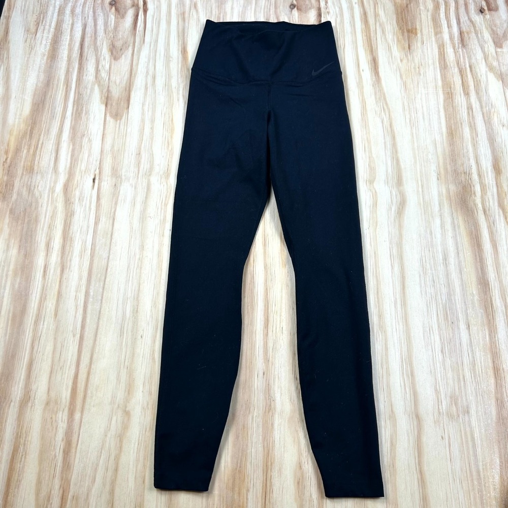 Nike‎ Dri-Fit Leggings Women Small Black High Waist Workout Activewear Skinny
